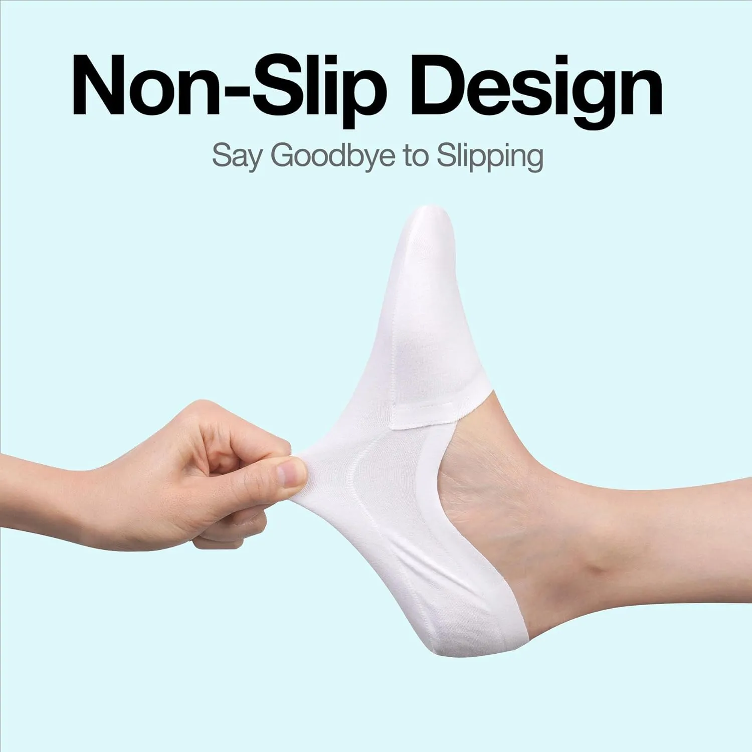 Cloud Organic Terry No Show Socks Non Slip Loafer Sneaker Flats Boat Shoe Invisible Low Cut Cotton Socks For Men and Women