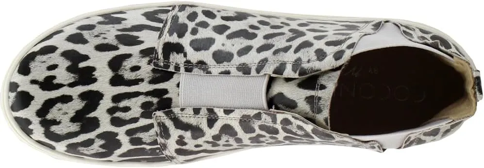 Coconuts by Matisse Womens Love Worn Cheetah High Slip On Sneakers Shoes Casual - Grey