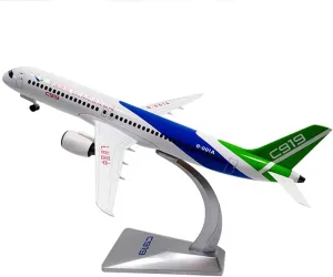 Collectible Airplane Model 1/120 Scale for COMAC C919 Simulation Alloy Aircraft Model Kids Gift Collection Toy Car Festive Deluxe Gift