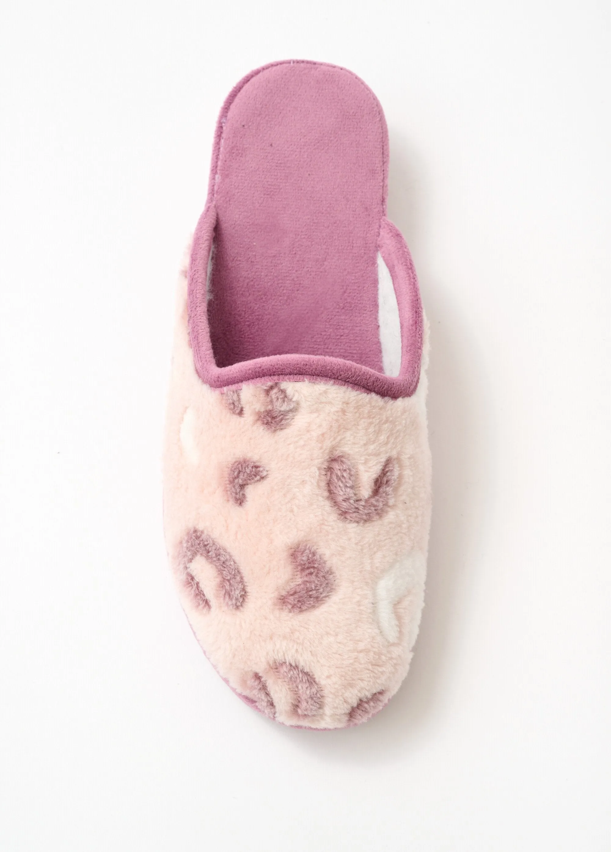 Comfort width mule slipper