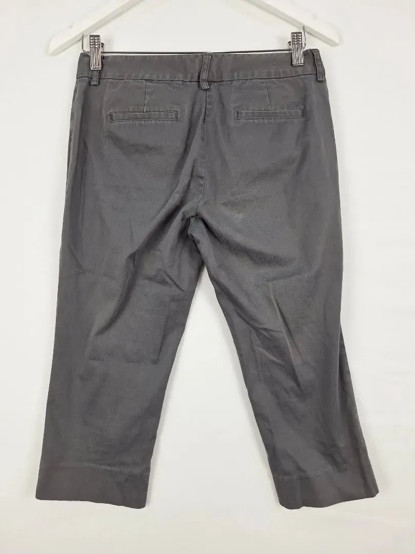 Country Road Sleek Charcoal Capri Pants Size 8