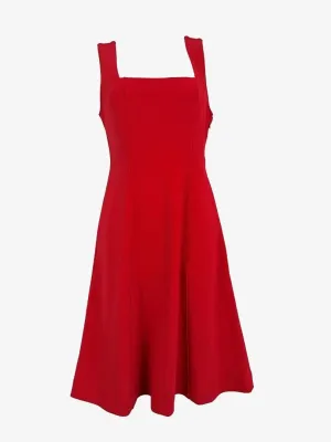 Country Road Sleek Cherry Red A Line Dress Size XS