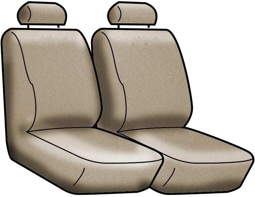 Coverking Custom Fit Front 50/50 Bucket Seat Cover for Select Toyota Tacoma Models - Neoprene (Blue with Black Sides)
