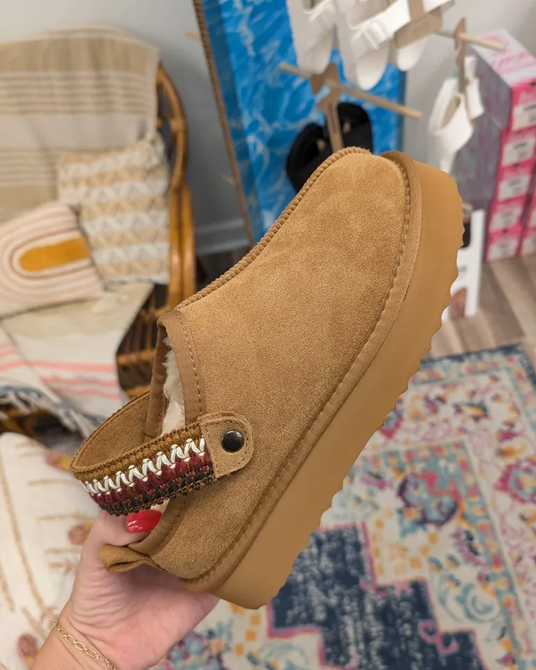 Cozy Mule Shoes (Storm Chestnut)