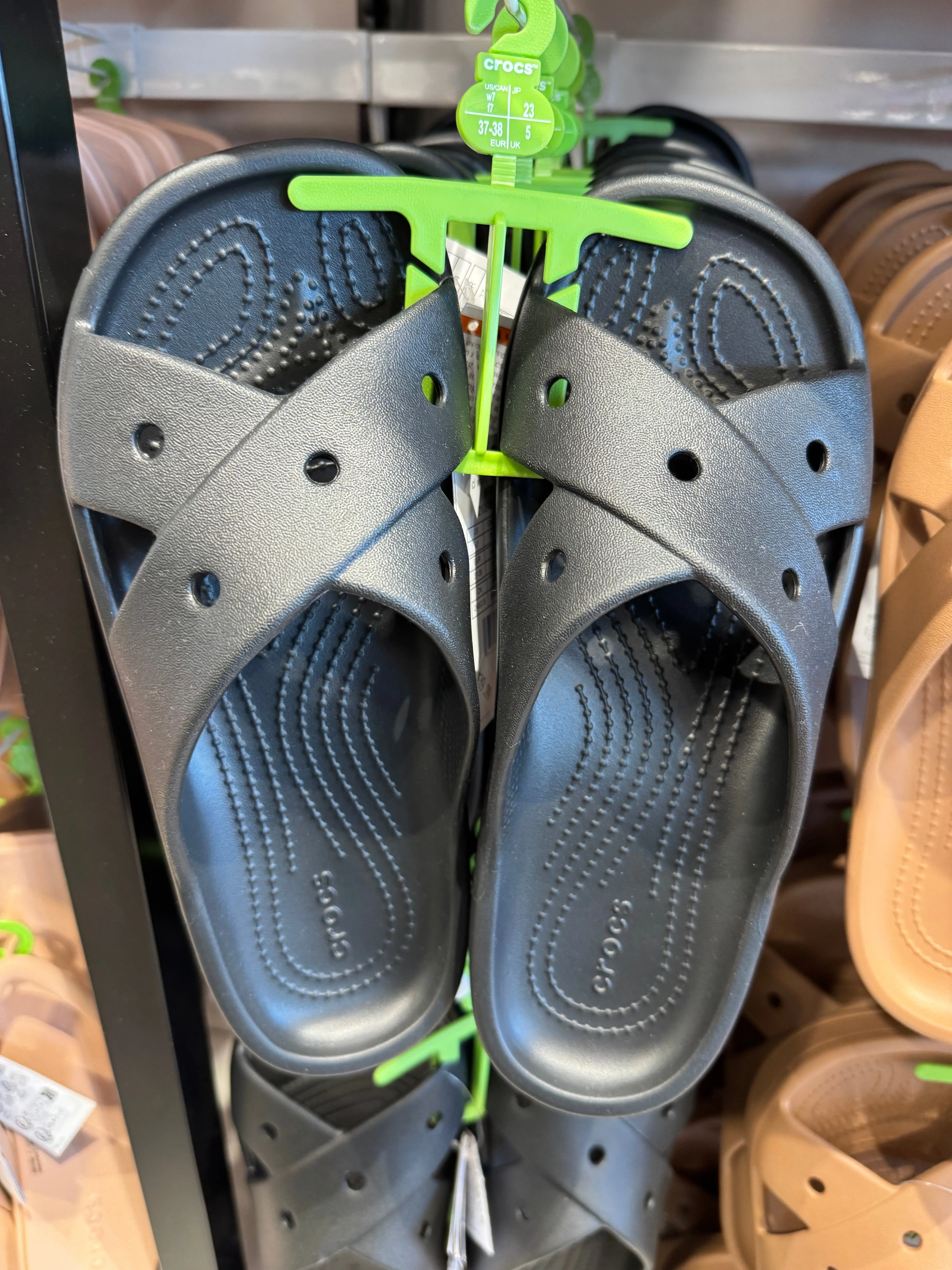 Crocs Women Classic Cross Strap In Black (Pre-Order)