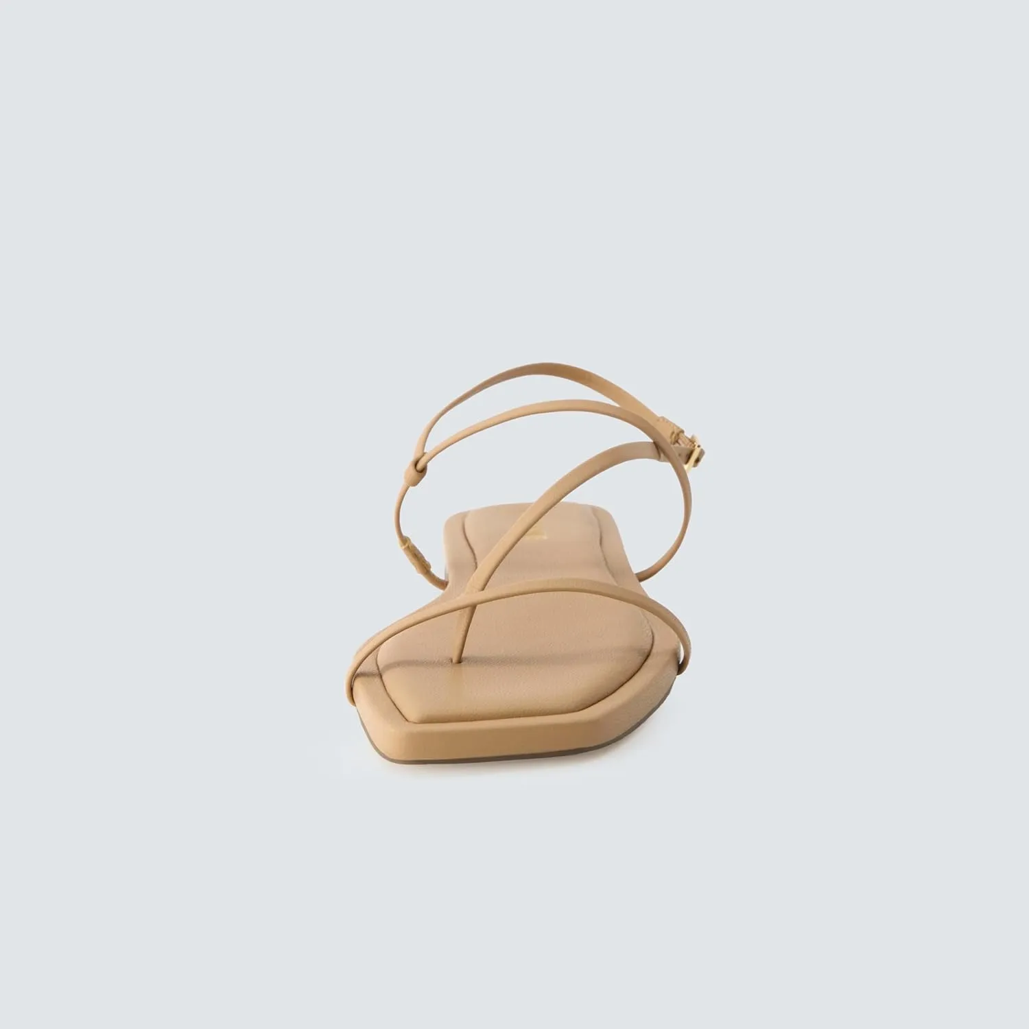 CUSHIONAIRE Women's Glory strappy flat sandal  Memory Foam and Wide Widths Available