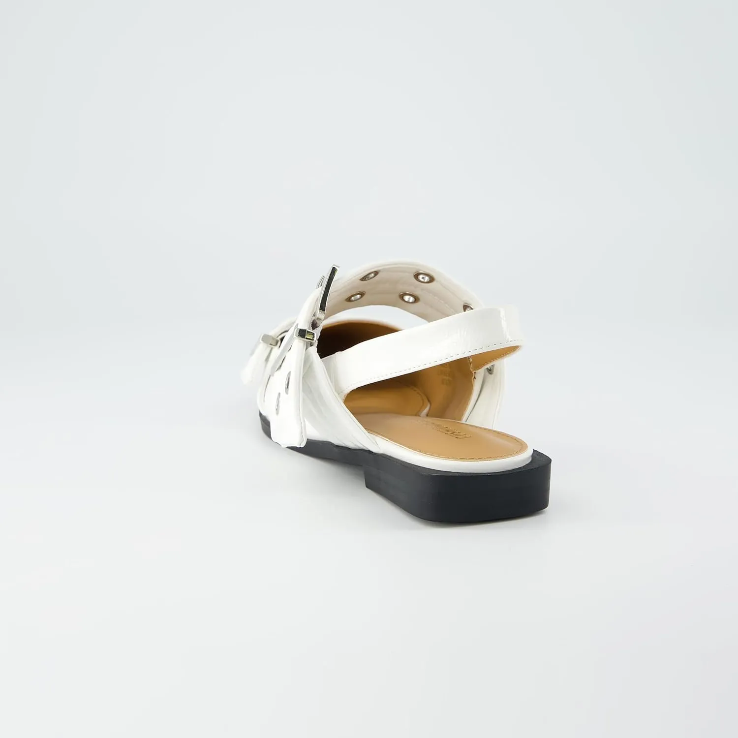 CUSHIONAIRE Women's Wander Pointy Toe Mary Jane Flat  Memory Foam, Wide Widths Available