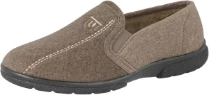 DB Shoes Men's 6V Fit Classic Loafer Shoes in Taupe, Sizes 6 to 12