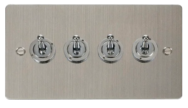 Define 10AX 4 Gang 2 Way Toggle  Switch