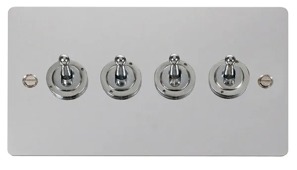 Define 10AX 4 Gang 2 Way Toggle  Switch