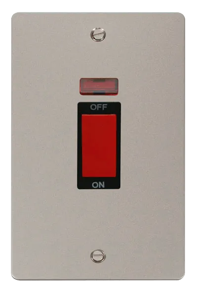 Define 2 Gang 45A DP Switch   Neon