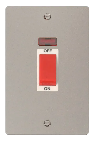 Define 2 Gang 45A DP Switch   Neon