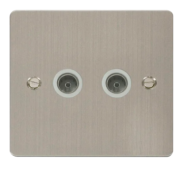 Define 2 Gang Coaxial Socket