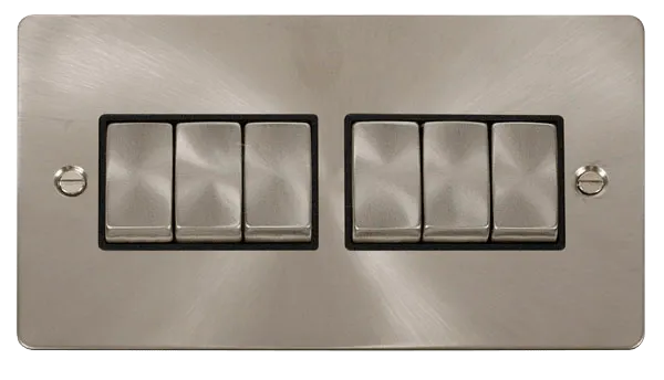 Define Ingot 10AX 6 Gang 2 Way Switch