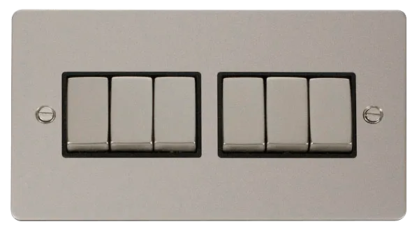 Define Ingot 10AX 6 Gang 2 Way Switch