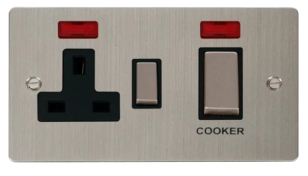 Define Ingot 45A DP Switch   13A Switched Socket & Neons (2)