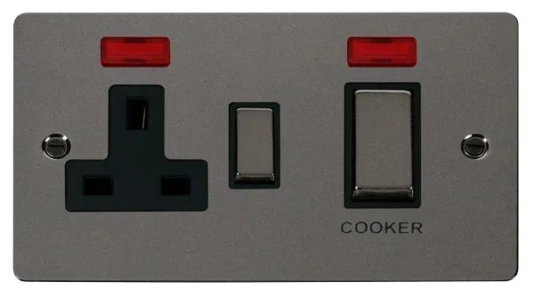 Define Ingot 45A DP Switch   13A Switched Socket & Neons (2)