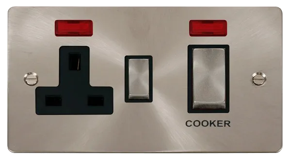 Define Ingot 45A DP Switch   13A Switched Socket & Neons (2)