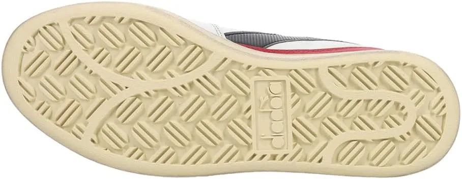 Diadora Mens Mi Basket Row Cut Lace Up Sneakers Shoes Casual - White