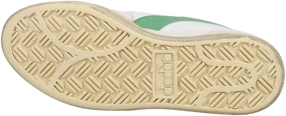 Diadora Mens Mi Basket Row Cut Lace Up Sneakers Shoes Casual - White
