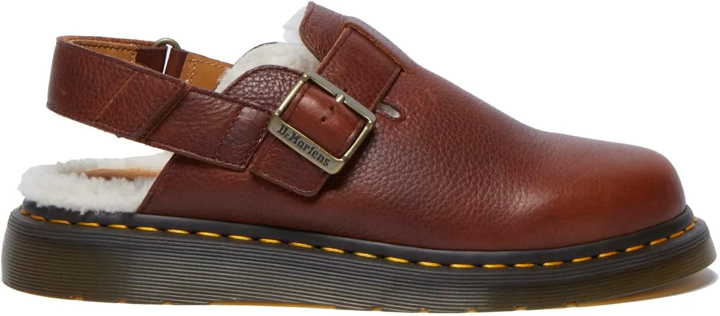 Dr. Martens Women's Jorge Ii Faux Fur Lined Leather Slingback Mules