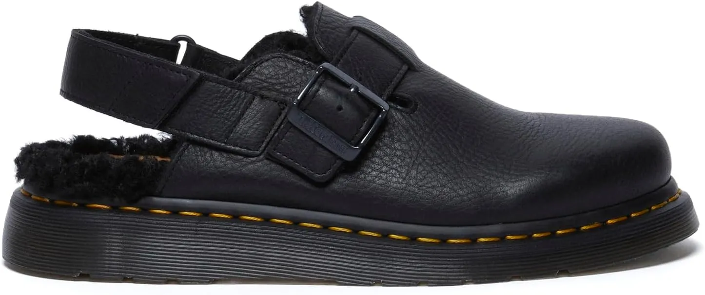 Dr. Martens Women's Jorge Ii Faux Fur Lined Leather Slingback Mules