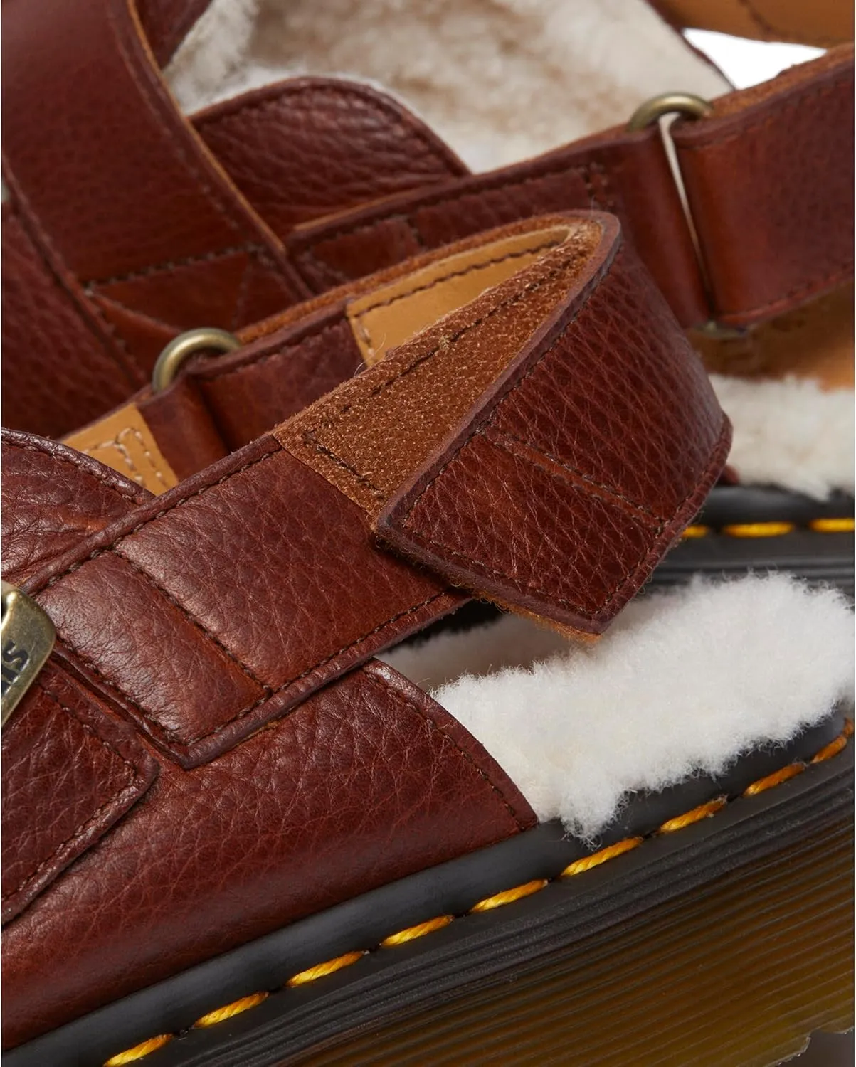 Dr. Martens Women's Jorge Ii Faux Fur Lined Leather Slingback Mules