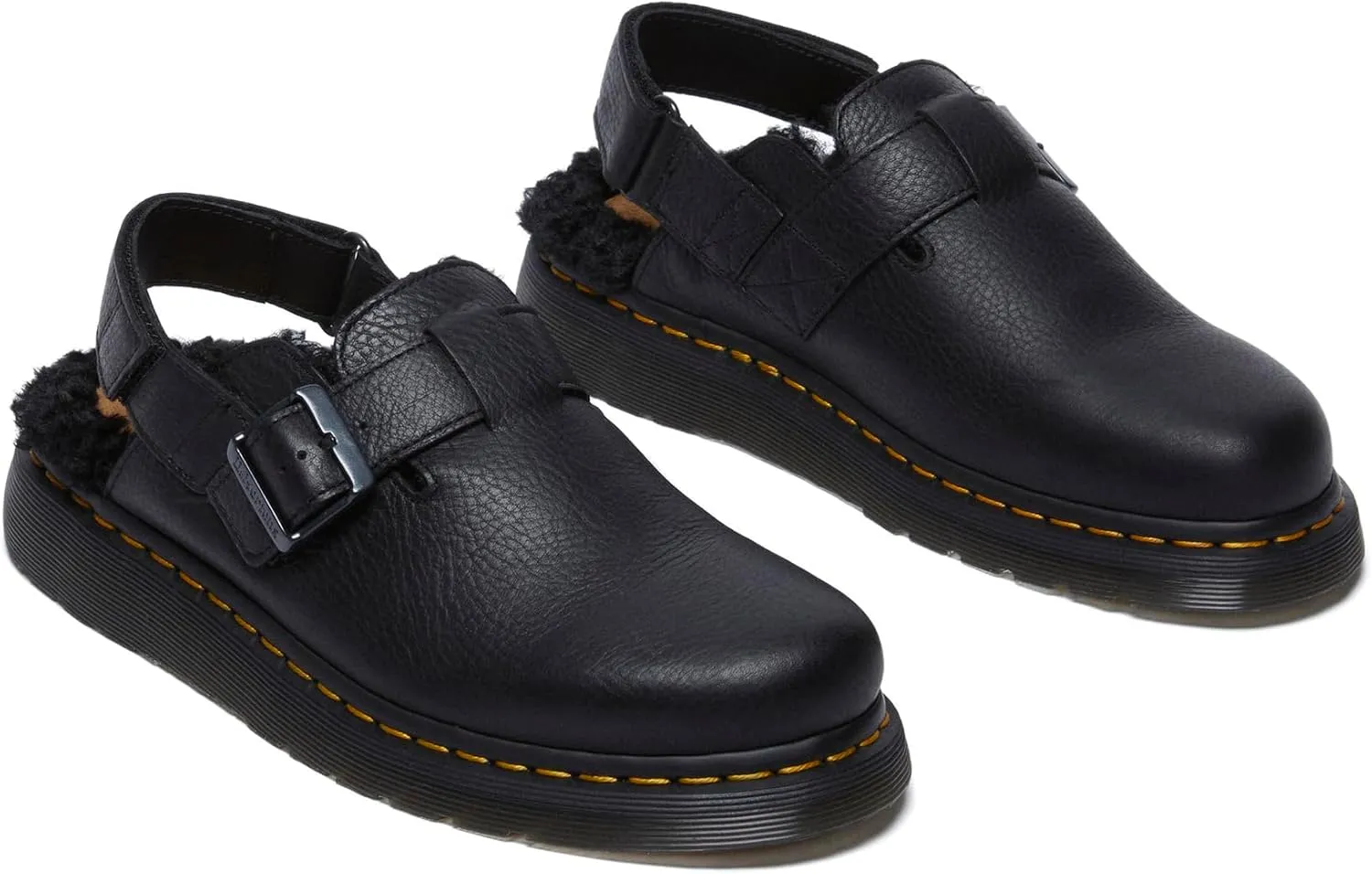 Dr. Martens Women's Jorge Ii Faux Fur Lined Leather Slingback Mules