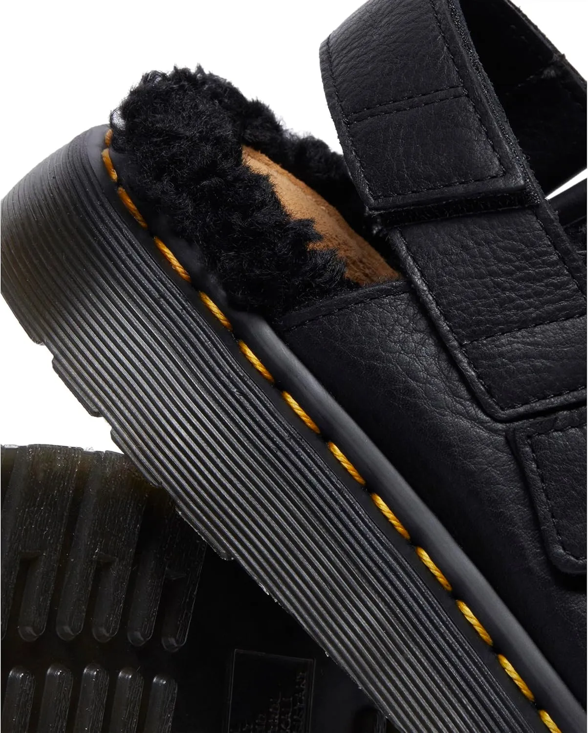 Dr. Martens Women's Jorge Ii Faux Fur Lined Leather Slingback Mules