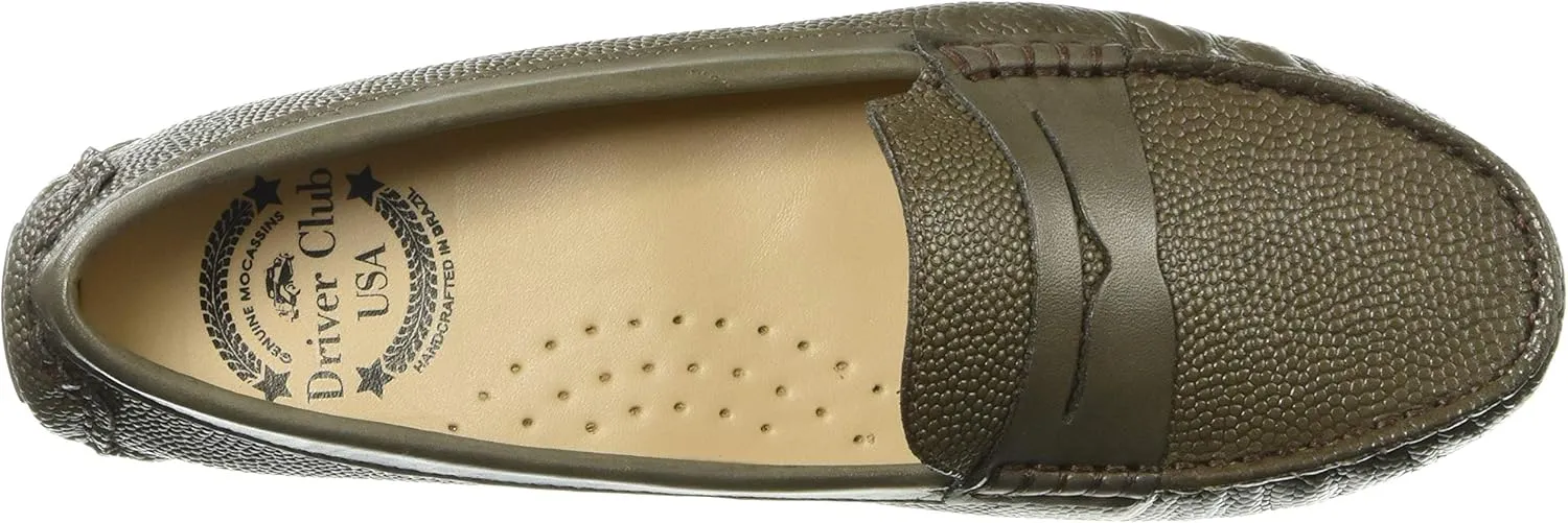 Driver Club USA Women's Leather Made in Brazil Naples Driver Loafer