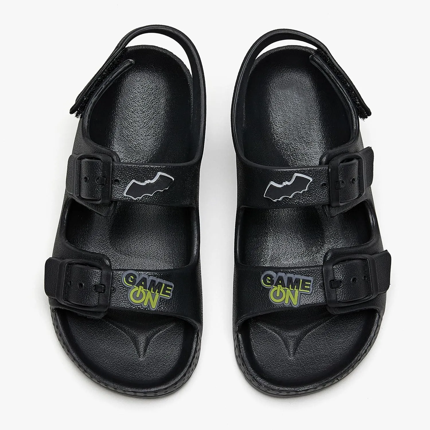 EasyStar Boys and Girls Lightweight Dual-Adjustable Sandal Buckles With Hook and Loop Heel Closure