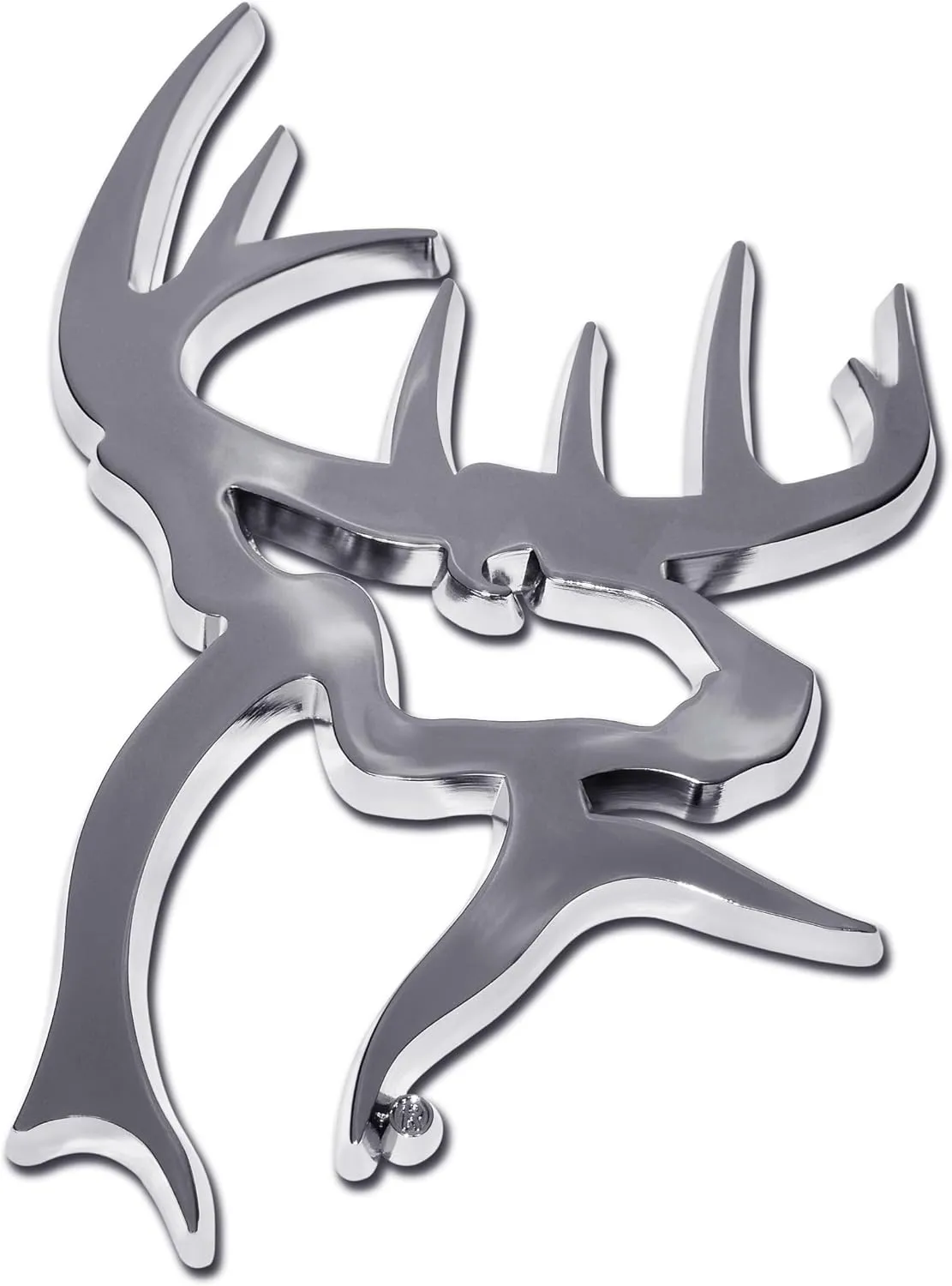 Elektroplate Officially Licensed Buck Commander Hunting All Metal Emblem for Cars, Trucks, and All Auto | Universal Fit at 3.5" x 2.3" | Weatherproof