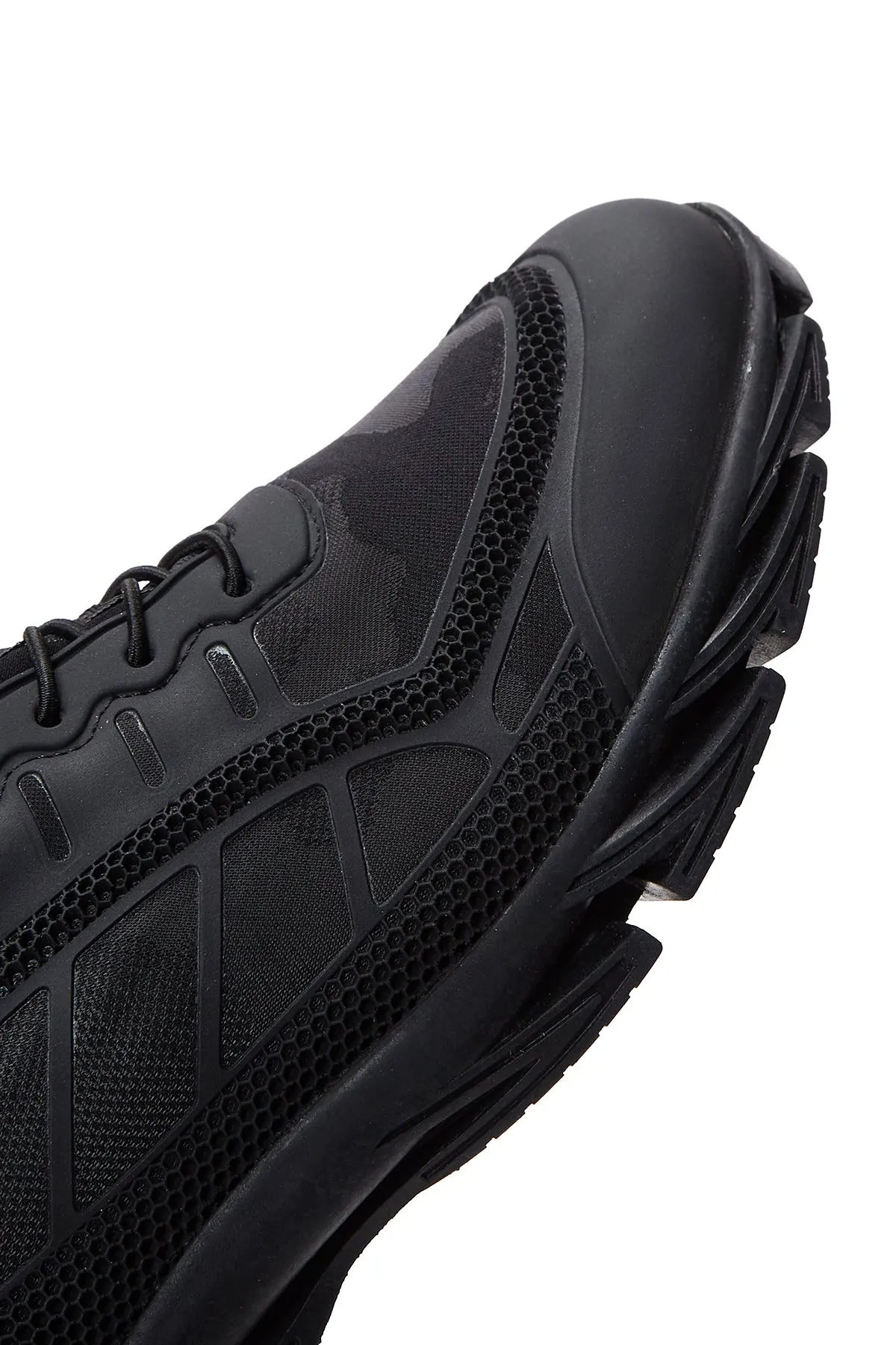 Erkek Siyah Deri Casual Sneaker