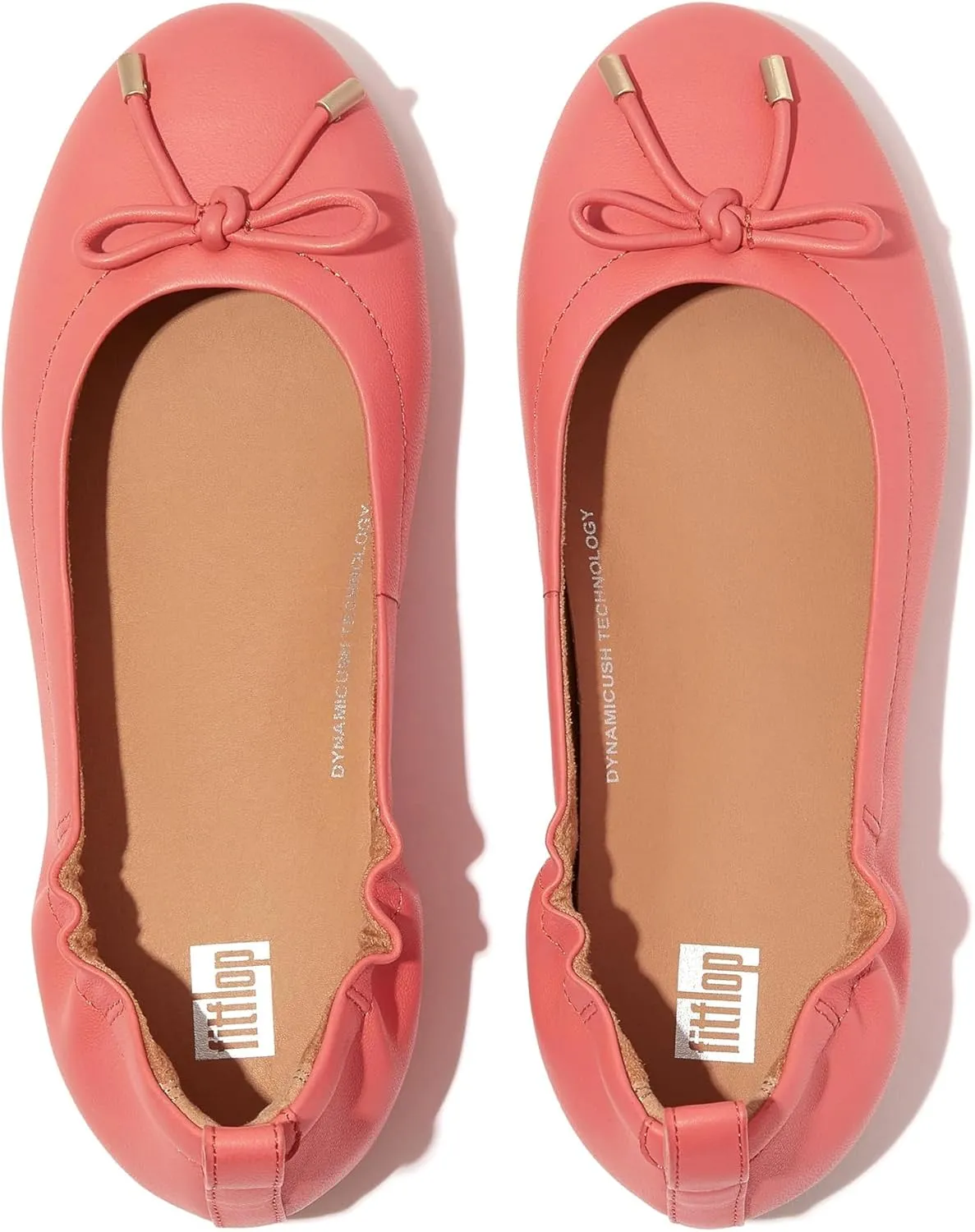FitFlop Women's Allegro Bow Leather Ballerinas Ballet Flat