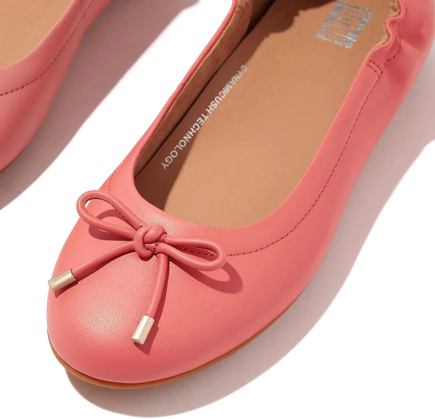 FitFlop Women's Allegro Bow Leather Ballerinas Ballet Flat