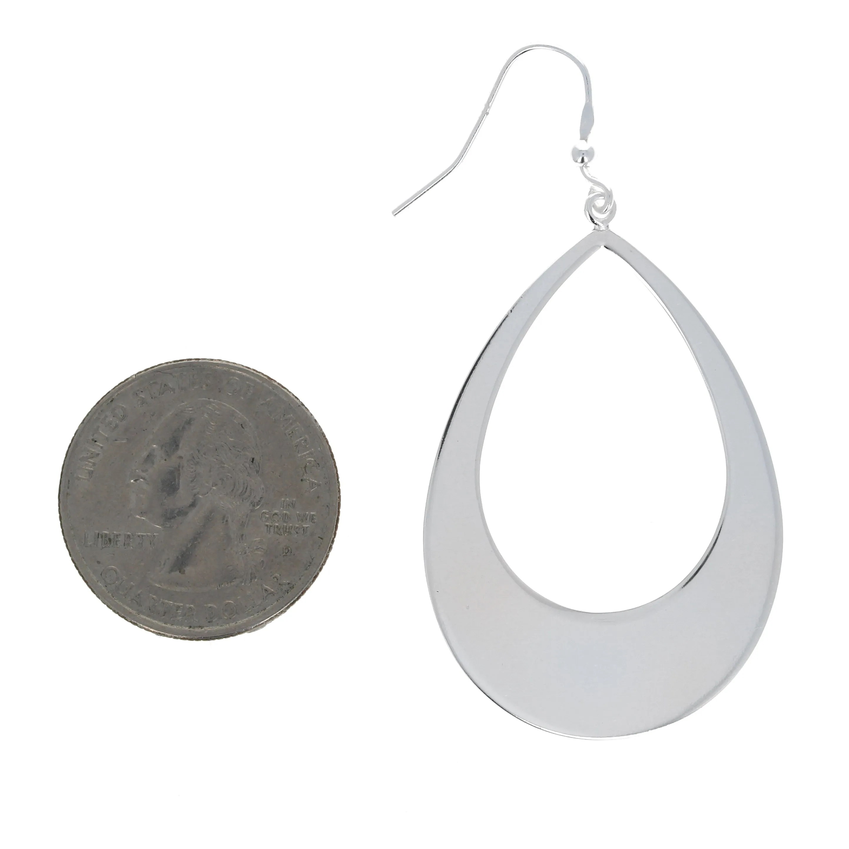 Flat Oval Polished Teardrops
