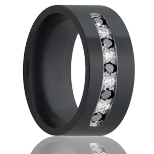 Flat Zirconium Band Polished