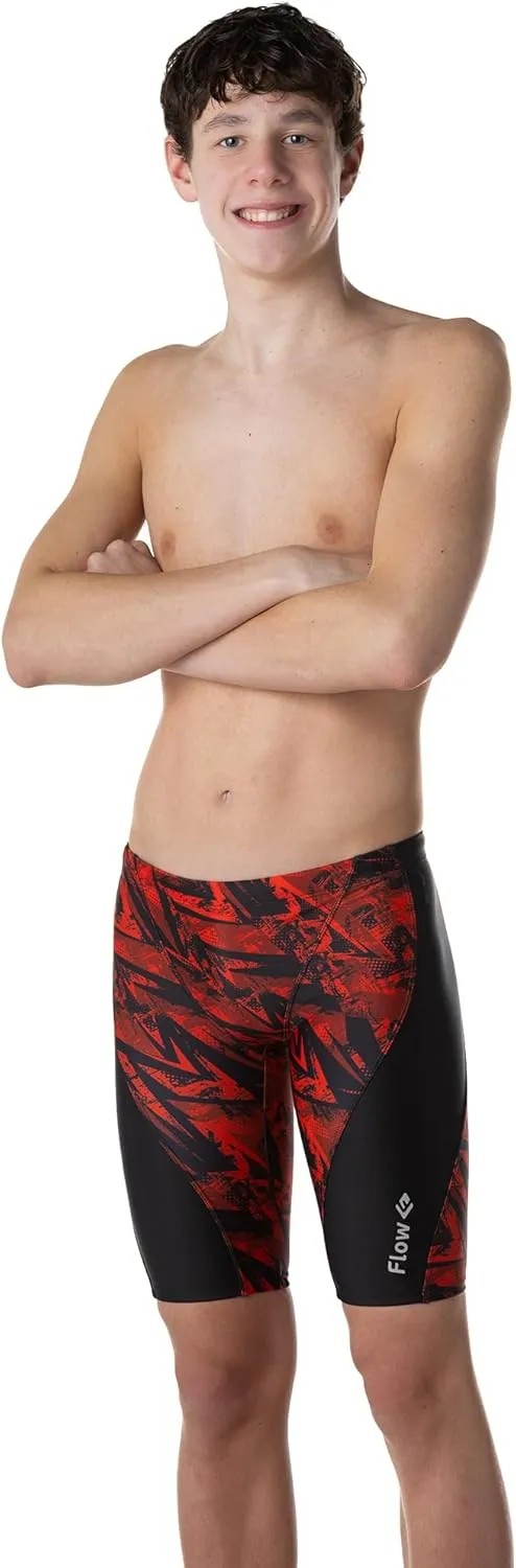 Flow Splice Jammer Swimsuits - Swim Jammers for Swimming in Boys Size 21 to 32
