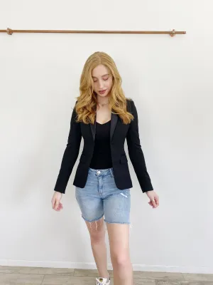 Forever 21 Black Sleek Blazer size 4
