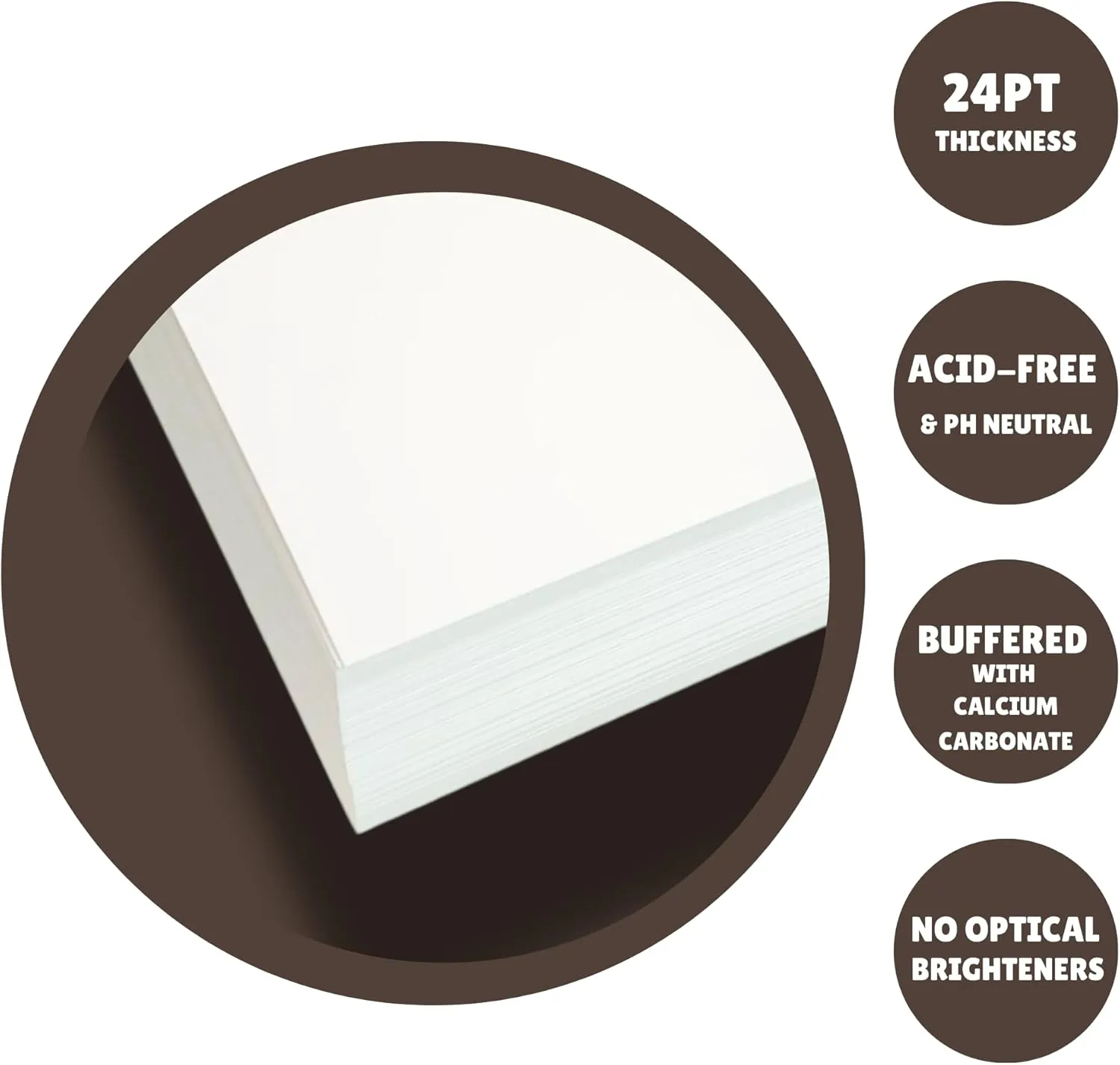 Gemini Comic Book Boards | 24-pt Acid-Free, Coated One Side, Buffered with 3% Calcium Carbonate, 1000 Comic Backing Boards, Precision Cut – Current Size (6 3/4" x 10 1/2")