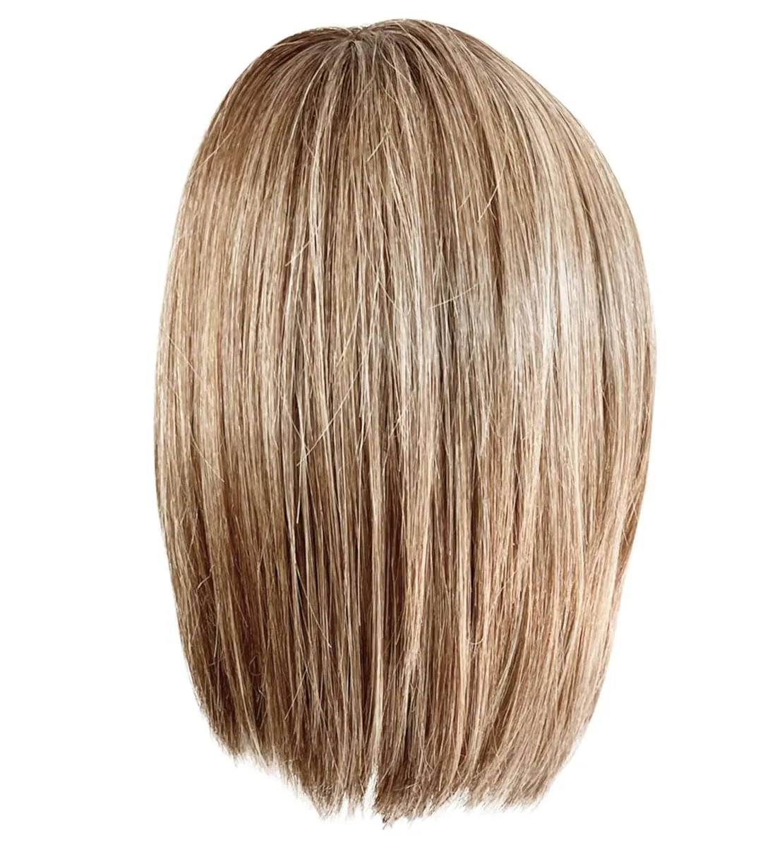 Glam Era Shoulder-Length Bob Wig, Sleek and Trendy With Center Part, Average Cap - GF10-22SS Iced Cappuccino