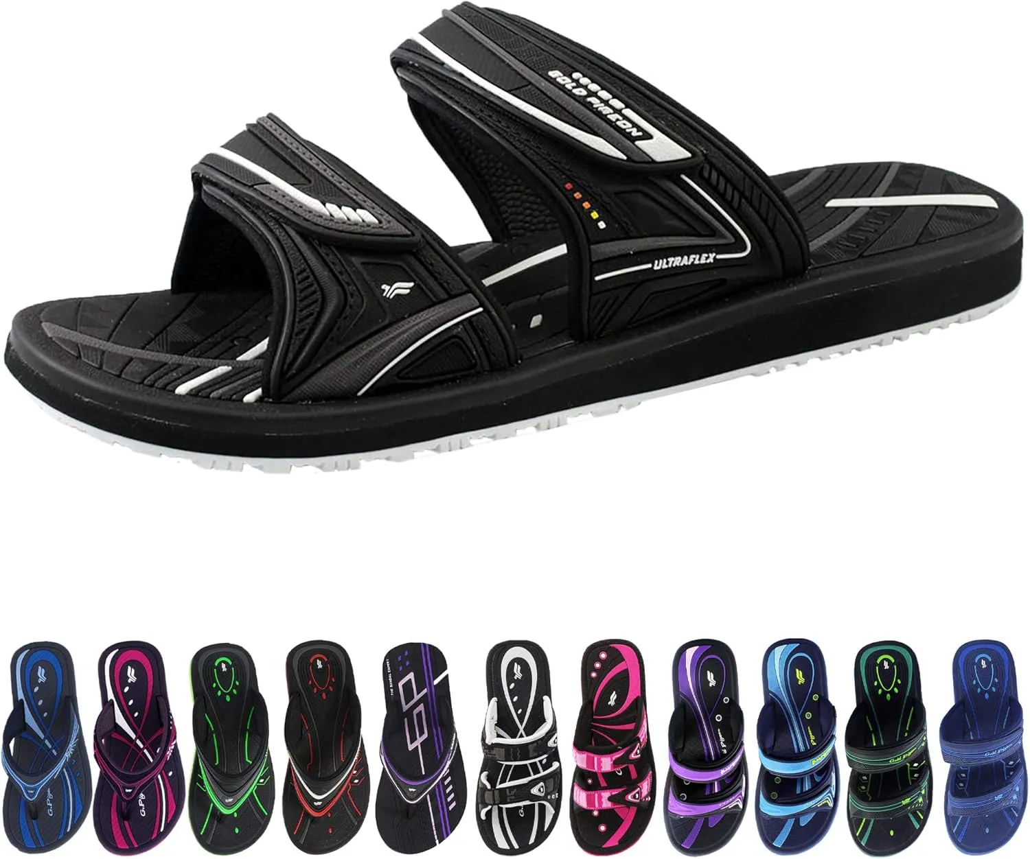 Gold Pigeon CLASSIC Unisex Slides, Flip-flops & Sandals
