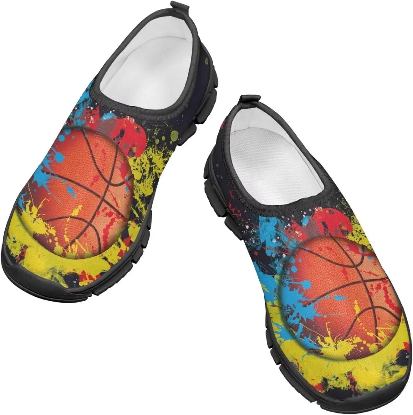GOSTONG Boys Slip On Loafers Kids Low Top Non Slip Casual Fashion Shoe Outdoor Soft Sports Walking Hiking Shoes Black Sole Size 11-15