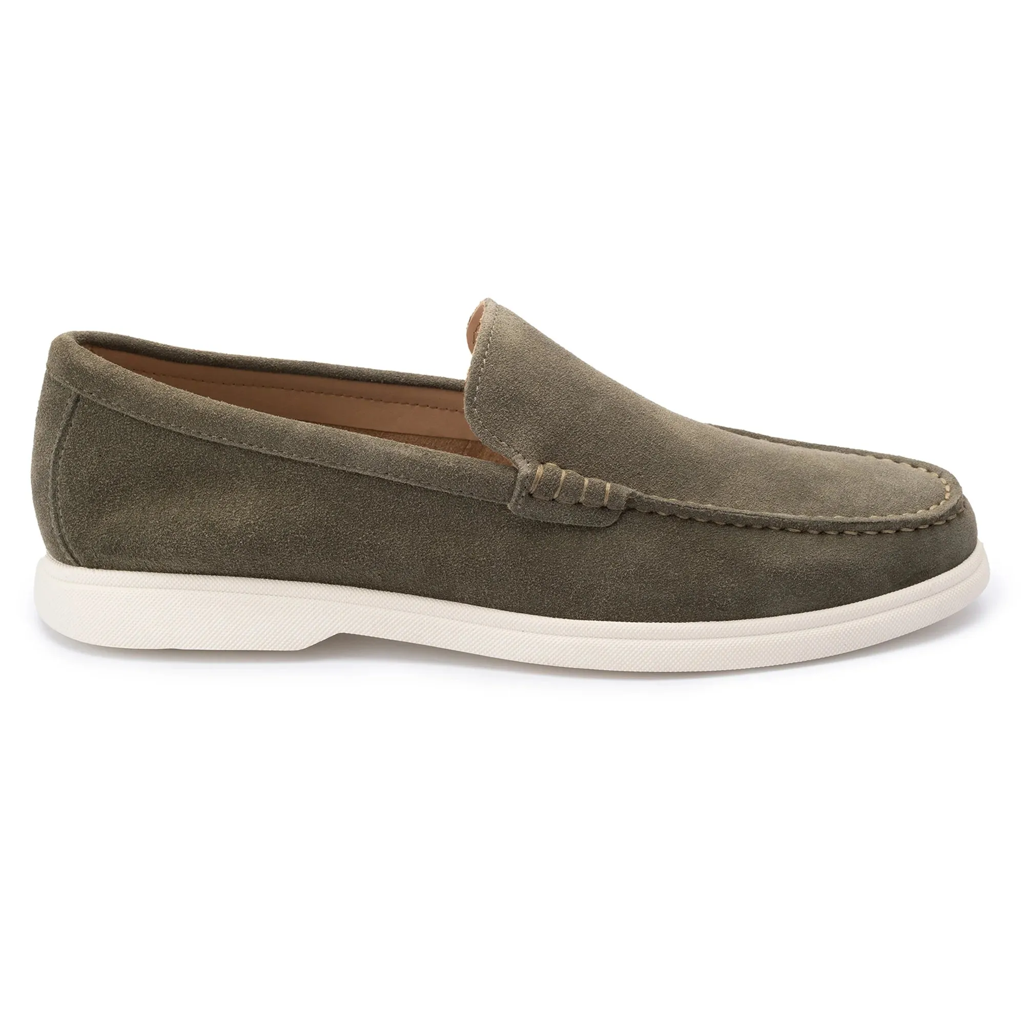 Green Suede Loafers