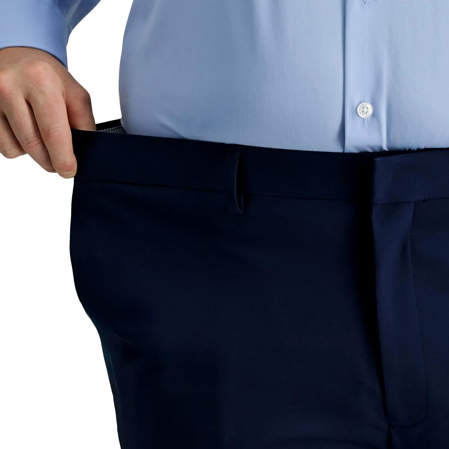 Haggar Men’s JMH Premium Stretch Tailored Fit Suit Separates - Pants and Jackets (Big & Tall Sizes)
