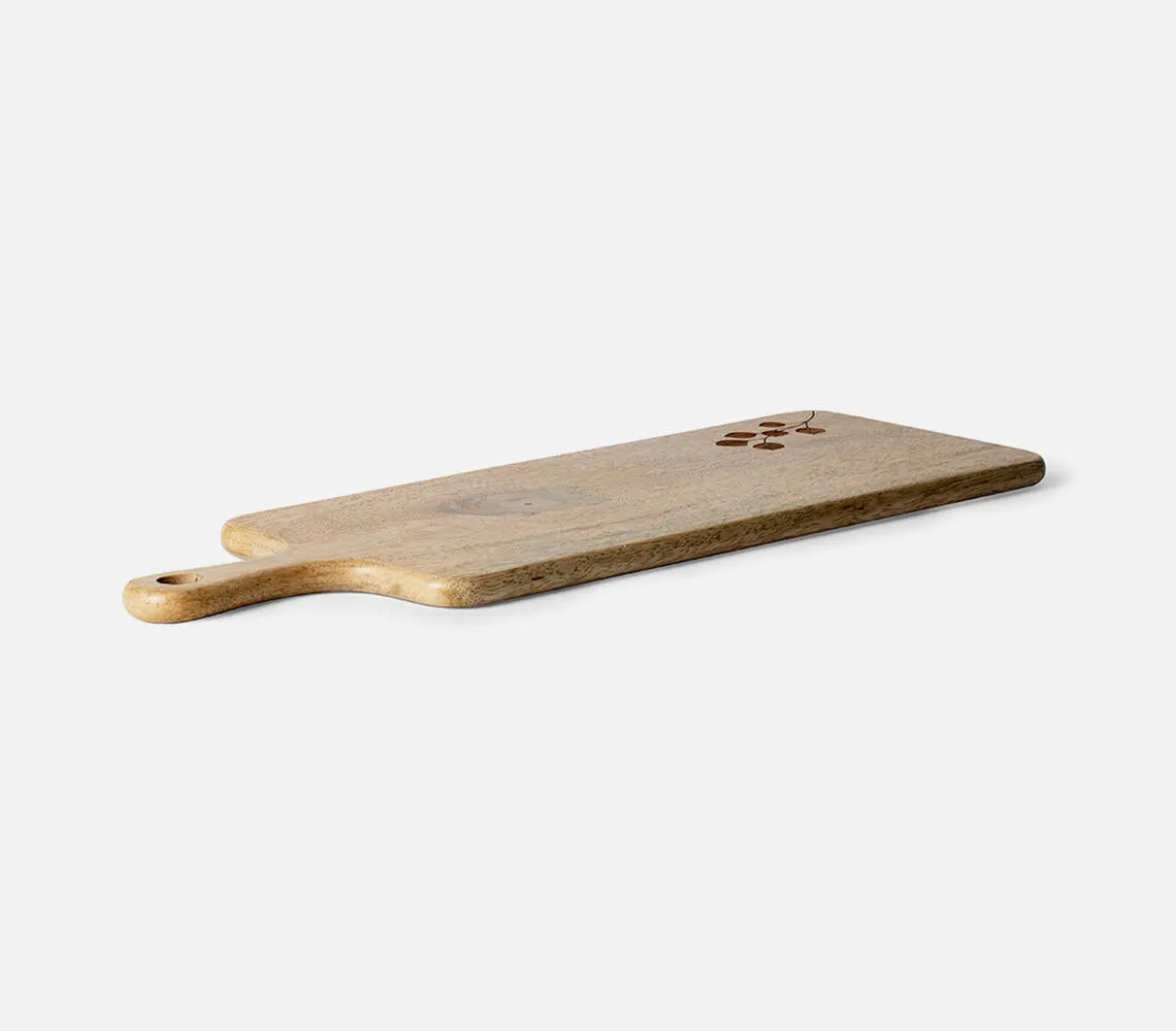 Hand Cut Wooden Cheese Board