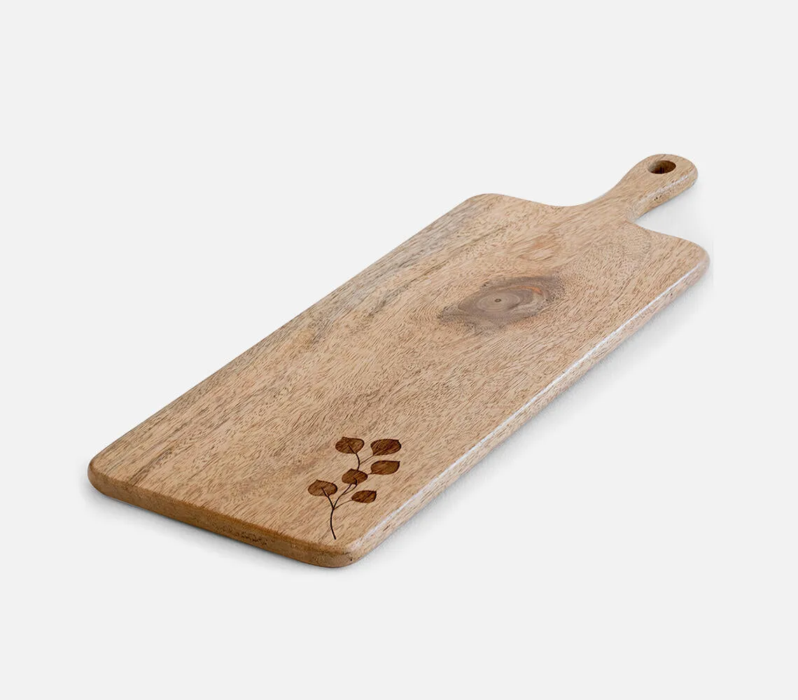 Hand Cut Wooden Cheese Board