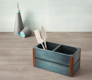 Hand Cut Wooden Cutlery Stand