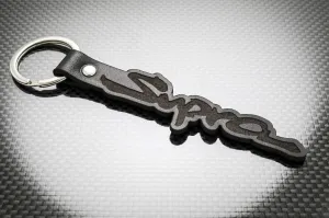Handmade Leather Keychain Keyring compatible with Supra Key Fob