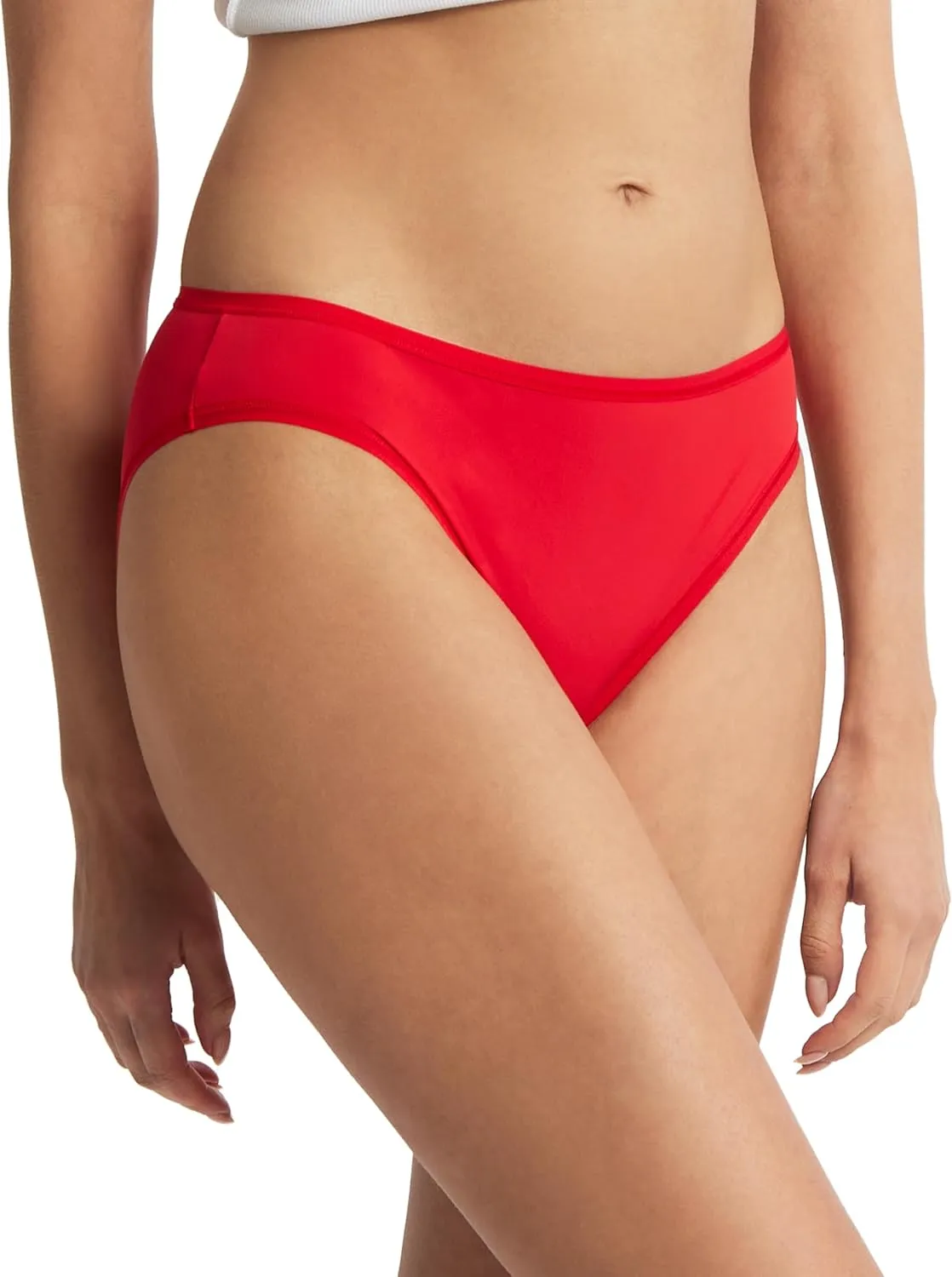 hanky panky - BreatheSoft Mid Rise Bikini Brief Underwear for Women | Full Back Coverage Panties | Sizes XS-XL | 3 pack